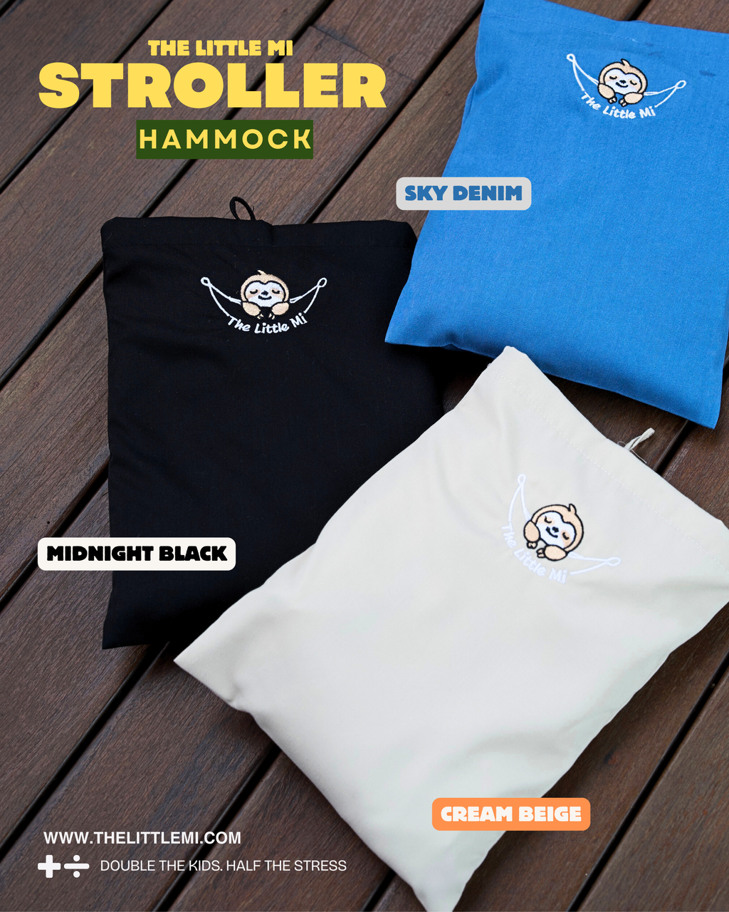 Stroller Hammock - Cream Beige