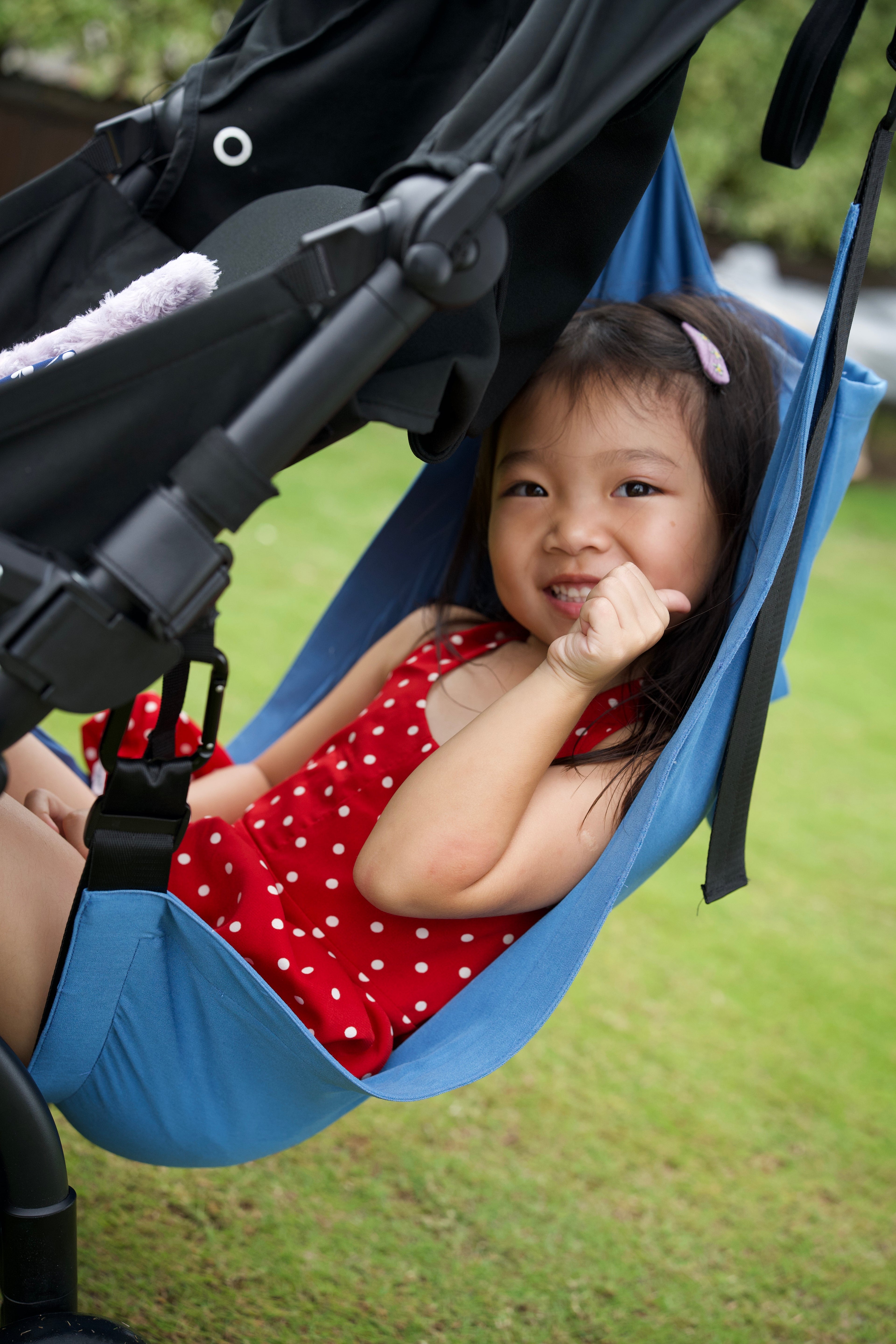 Stroller Hammock - Sky Denim